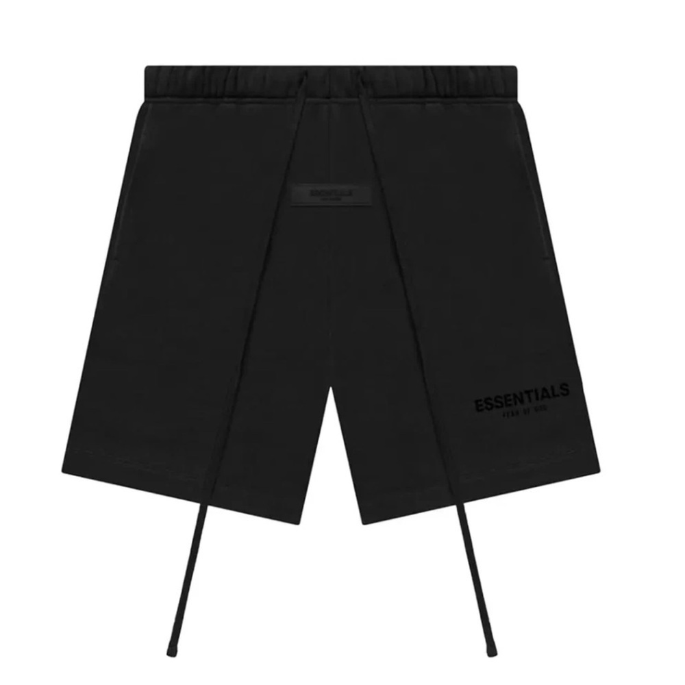 Fear of God ESSENTIALS Stretch Limo Black Shorts Size XL NWT